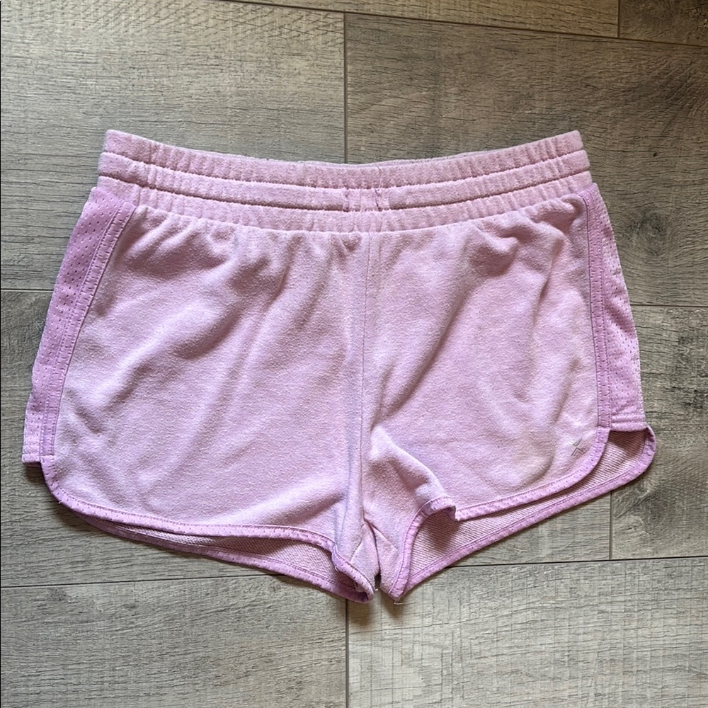 Pink Athletic Shorts with Elastic Waistband